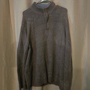 Men's Brown Knit Sweater